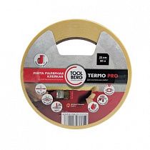 2010230 Лента малярная клейкая на крепированной бумаге TERMOPRO, 25мм х 50м, Россия на сайте Стройсервис
