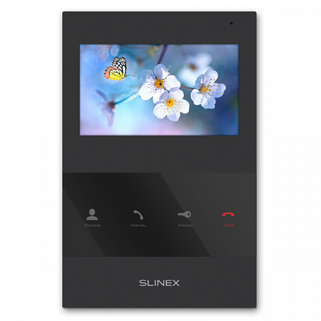 Видеодомофон SQ-04M черн. Slinex 00086294 на сайте Стройсервис
