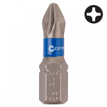 Бита PH 2 x25мм CUTOP на сайте Стройсервис
