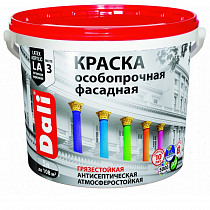 "DALI" краска фасадная особопрочная, база С - 5 л. на сайте Стройсервис
