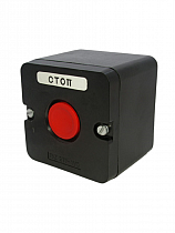 Пост кнопочный ПКЕ-212/1 кнопка "Стоп" красн. Электродеталь ПКЕ-212/1.1К.С на сайте Стройсервис
