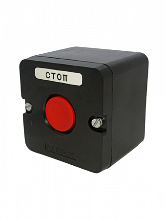 Пост кнопочный ПКЕ-212/1 кнопка "Стоп" красн. Электродеталь ПКЕ-212/1.1К.С на сайте Стройсервис
