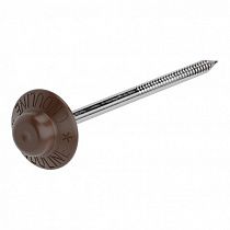 Гвозди Ондулин 75 мм Коричневые 1уп=100шт на сайте Стройсервис
