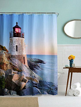 Занавеска для ВК 180х180см Tower PR180180021 (Полиэстер, 12 пласт.колец) MySpace на сайте Стройсервис
