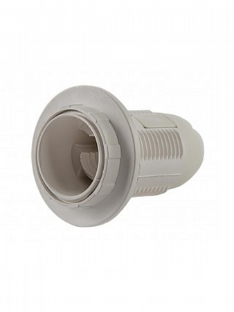 Патрон электрический E27 с кольцом термопластик 32337 IN HOME на сайте Стройсервис
