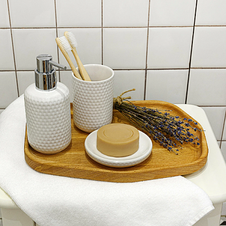 Дозатор д/жидкого мыла Snow фарфор 75373 Master House (1)