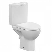 Унитаз-компакт "PARVA NEW CLEAN ON" стандарт с микролифтом Cersanit на сайте Стройсервис
