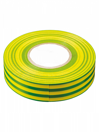 Изоляционная лента STEKKER INTP01319-20 0,13*19мм, 20 м. желто-зеленая на сайте Стройсервис
