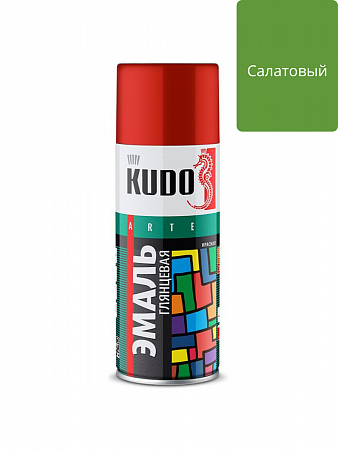 Эмаль алкидная универсальная салатовая 520мл KUDO на сайте Стройсервис
