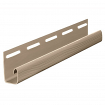 J-профиль к сайдингу FineBer Classic Color, слоновая кость 3000мм на сайте Стройсервис
