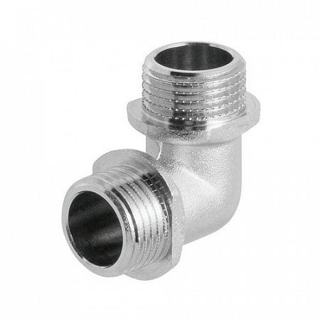 Угольник латунь 1" НР/НР никел. на сайте Стройсервис
