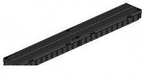 Комплект Gidrolica®Light: лоток водоотводный ЛВ -10.11,5.5,5 - пластиковый с решёткой РВ- 10.11.50 пластиковой щелевой, КЛ. A15,  на сайте Стройсервис
