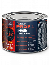 Эмаль термостойкая антикорроз. чёрная 0,4кг Лакра PROF IT до 1200С на сайте Стройсервис
