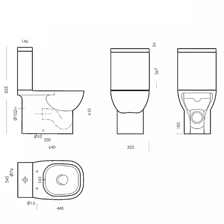 Унитаз-компакт 