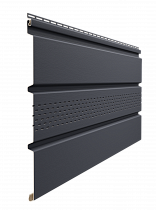 Софит Docke PREMIUM с центральной перфорацией (Графит)  на сайте Стройсервис
