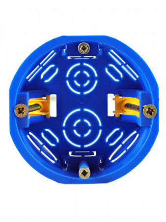 Коробка установочная СП д/гипсокартона 68х45 мм с пласт. лапками (бабочка 821129) КУ-50132168-200-i (1)