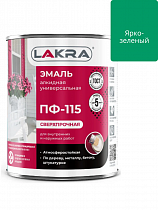 Эмаль ПФ-115 ярко-зеленая 1кг, Лакра на сайте Стройсервис
