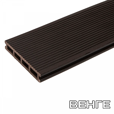Террасная доска 3D ДПК 25*150*3000/4000/6000мм. Венге, Антрацит (1)