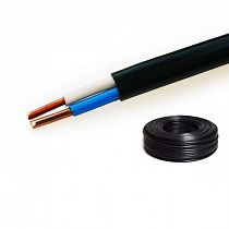 Кабель силовой медный 2*2,5 ВВГ-П нг (А)-LS ГОСТ (50 м.)  на сайте Стройсервис
