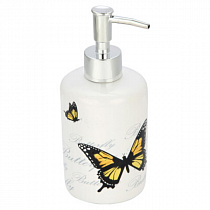 Дозатор д/жидкого мыла Бабочки, керамика, DIS-FLY Рыжий Кот на сайте Стройсервис
