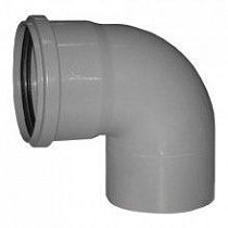 Отвод канализ. серый Ду 40мм 87,5° РР-Н Flextron на сайте Стройсервис
