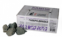 Камень для бани "Габбро-диабаз", 20кг коробка