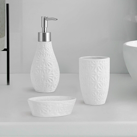 Стакан д/зубных щеток ВаннДерВайт, керамика, цвет белый 60716 Master House (3)