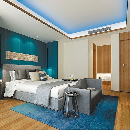 Лента светодиодная 24V 11W/m COB 352led/m IP20 синий 5м*10мм 00-358 APEYRON Electrics (2)