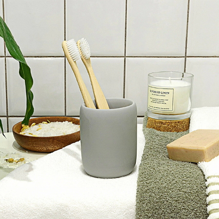 Стакан д/зубных щеток Loft, цемент,75384 Master House на сайте Стройсервис
