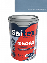Краска для деревянных фасадов, кроющий антисептик ФЬОРД Арктическое море 0,9л Сайтекс на сайте Стройсервис
