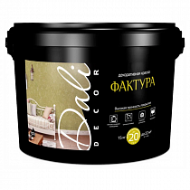 "DALI - deсor" декоративная краска "Фактура" S-W (мини рельеф), ведро 15 кг на сайте Стройсервис
