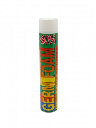Пена монтажная бытовая всесезонная "GERM FOAM" +20% 750 мл на сайте Стройсервис
