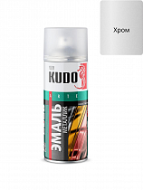 Эмаль аэрозольная универсальная KUDO хром 520мл на сайте Стройсервис
