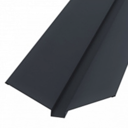 Ендова внешняя/верхняя  84мм*84мм 2м RAL7024 Серый графит снято с произ-ва на сайте Стройсервис
