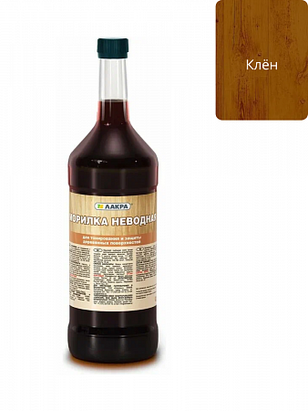 Морилка неводная Клён 0,5л Лакра на сайте Стройсервис
