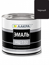 Эмаль НЦ-132 чёрная 1,7кг Лакра *6шт на сайте Стройсервис
