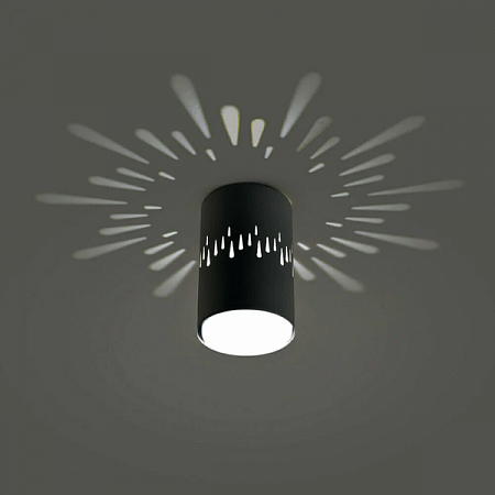 Светильник накладной спот HL350 св/д подсветка черный 80х80х100мм 41454 Feron (1)