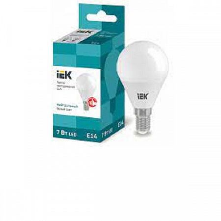 Лампа светодиодная ECO G45 7Вт шар 4000К белый E14 675лм 220-240В ИЭК LLE-G45-7-230-40-E14 на сайте Стройсервис
