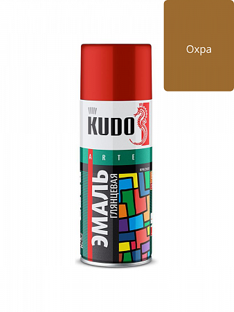 Аэрозоль- Эмаль алкидная универсальная Охра 520мл КУДО *12 на сайте Стройсервис
