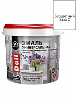 Эмаль акриловая универсальная База С, полуматовая 0,9кг DALI на сайте Стройсервис
