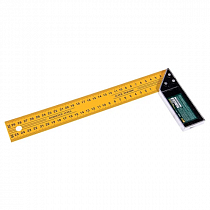 Угольник 300 мм столярный желтый усиленный на сайте Стройсервис
