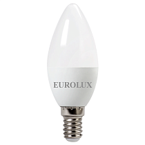 Лампа светодиодная LL-E-C37-7W-230-2,7K-E14 (тепл.) свеча Eurolux на сайте Стройсервис
