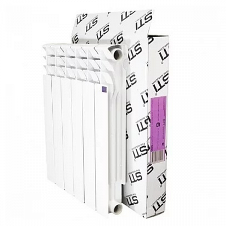 Радиатор биметалл STI 500/80 6 секций на сайте Стройсервис
