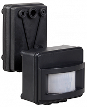 Детектор движения ДД 017 1100Вт угол.обз.120 гр. дальн.12 м.IP44 черн. IEK LDD13-017-1100-002  на сайте Стройсервис
