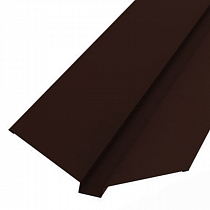 Ендова внешняя/верхняя  84мм*84мм 2м RAL8017 Шоколад на сайте Стройсервис
