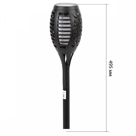 Светильник садовый ERASF020-33 Факел 49.5см солнечная батарея ЭРА Б0044241 на сайте Стройсервис
