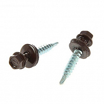 Саморез кр. ДЕРЕВО 4,8х38 RAL 6005 Зеленый мох  на сайте Стройсервис
