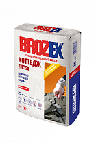 Смесь цементно-песчаная М-75 Коттедж 25кг Brozex (Брозекс) на сайте Стройсервис
