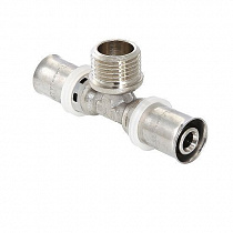 ПРЕСС VALTEC Тройник 16х1/2"НРх16  на сайте Стройсервис
