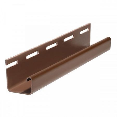 J-профиль к фасадной панели FineBer, коричневый 30*3000мм на сайте Стройсервис
